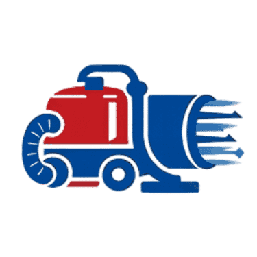 Professional vacuum equipment is used for home air duct maintenance and cleaning to remove dust and debris from the HVAC duct system.