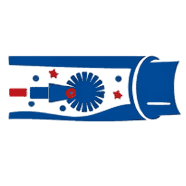 A rotating brush removes dust and debris inside an air system during a professional ventilation duct cleaning process.